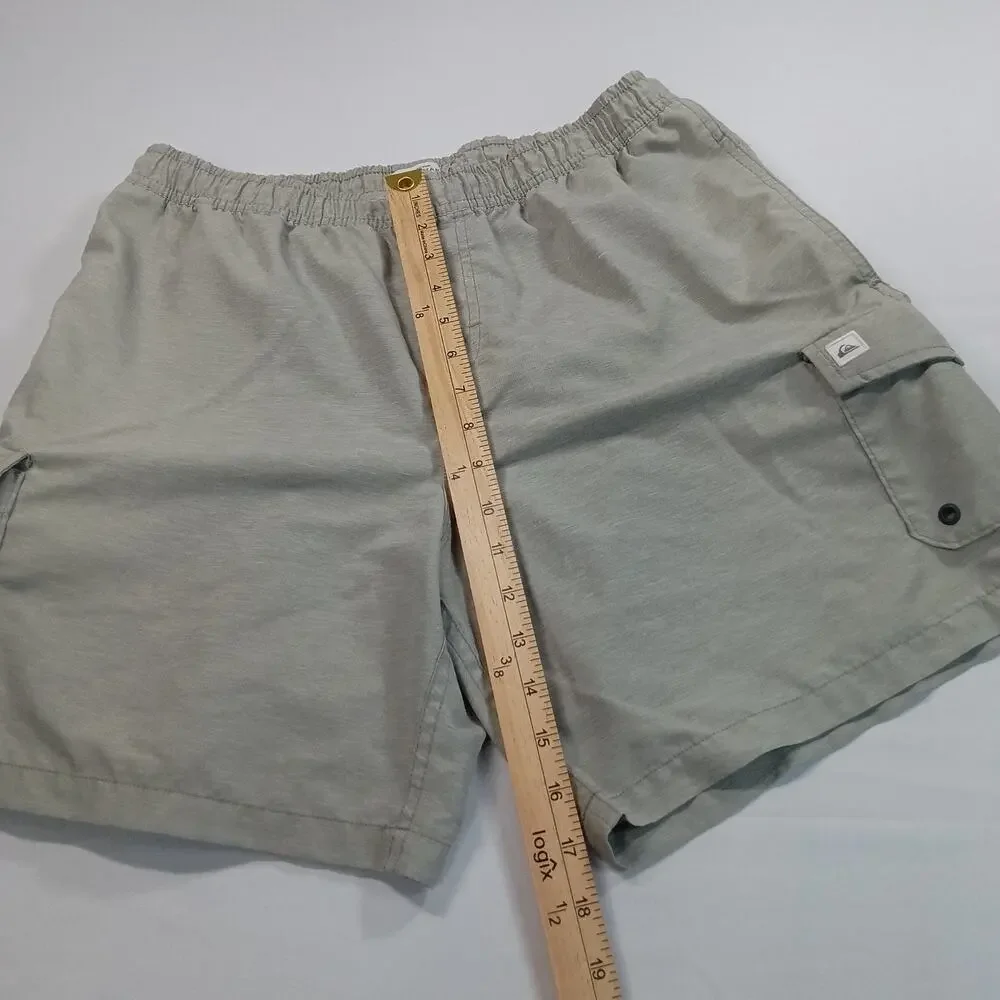 Quiksilver Waterman Swim Trunks • Gray • Size Medium • Great Condition